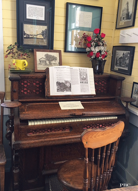 Antique piano in