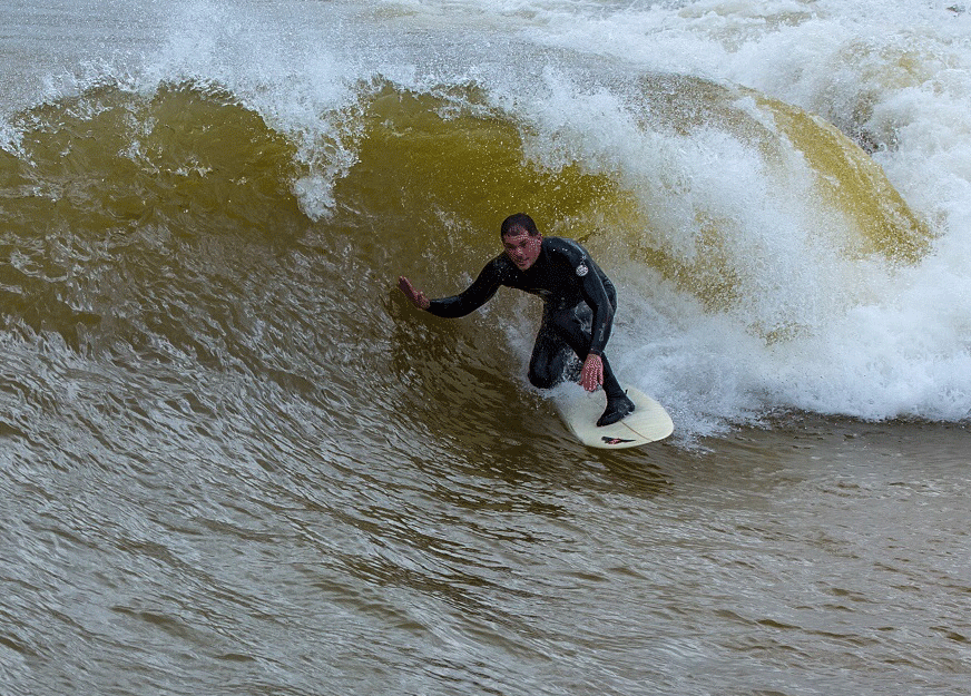 Our son Surfing in Austin